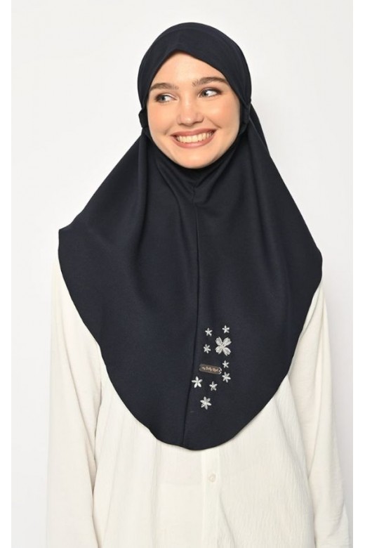 Bergo Azzura Embroidery Navy